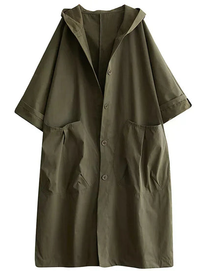 Winter Coat Long Damon Hood Pockets