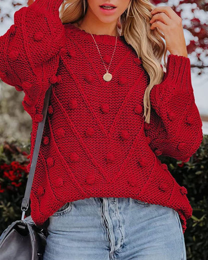 Comfortable Knitted Sweater Casual Style
