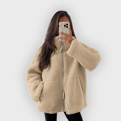 Oversized Fleece Jacket Warm and Comfortable