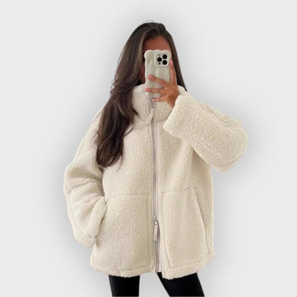 Oversized Fleece Jacket Warm and Comfortable