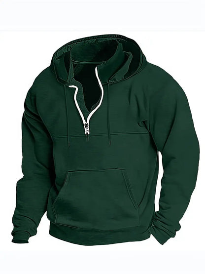 Casual Men's Quarter-Zip Pullover