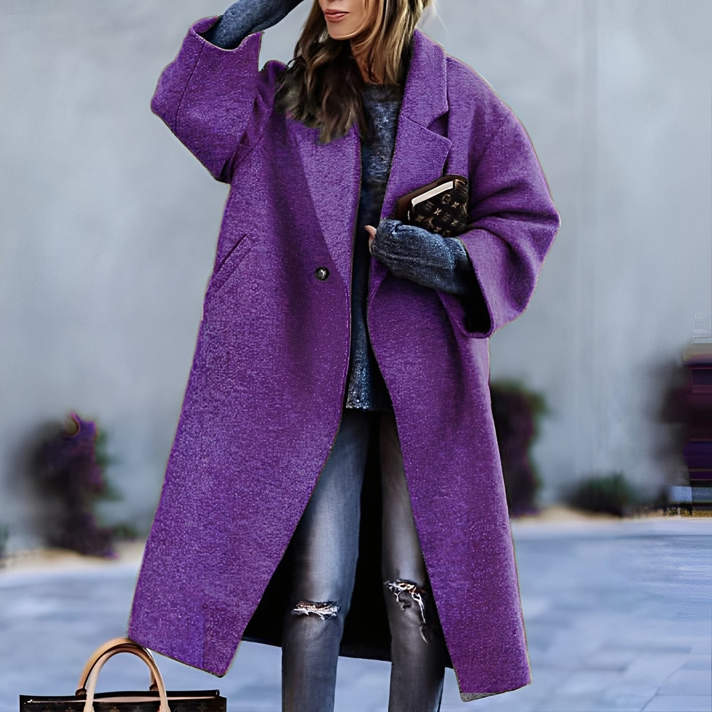 Elegant Women's Coat Classic Loose
