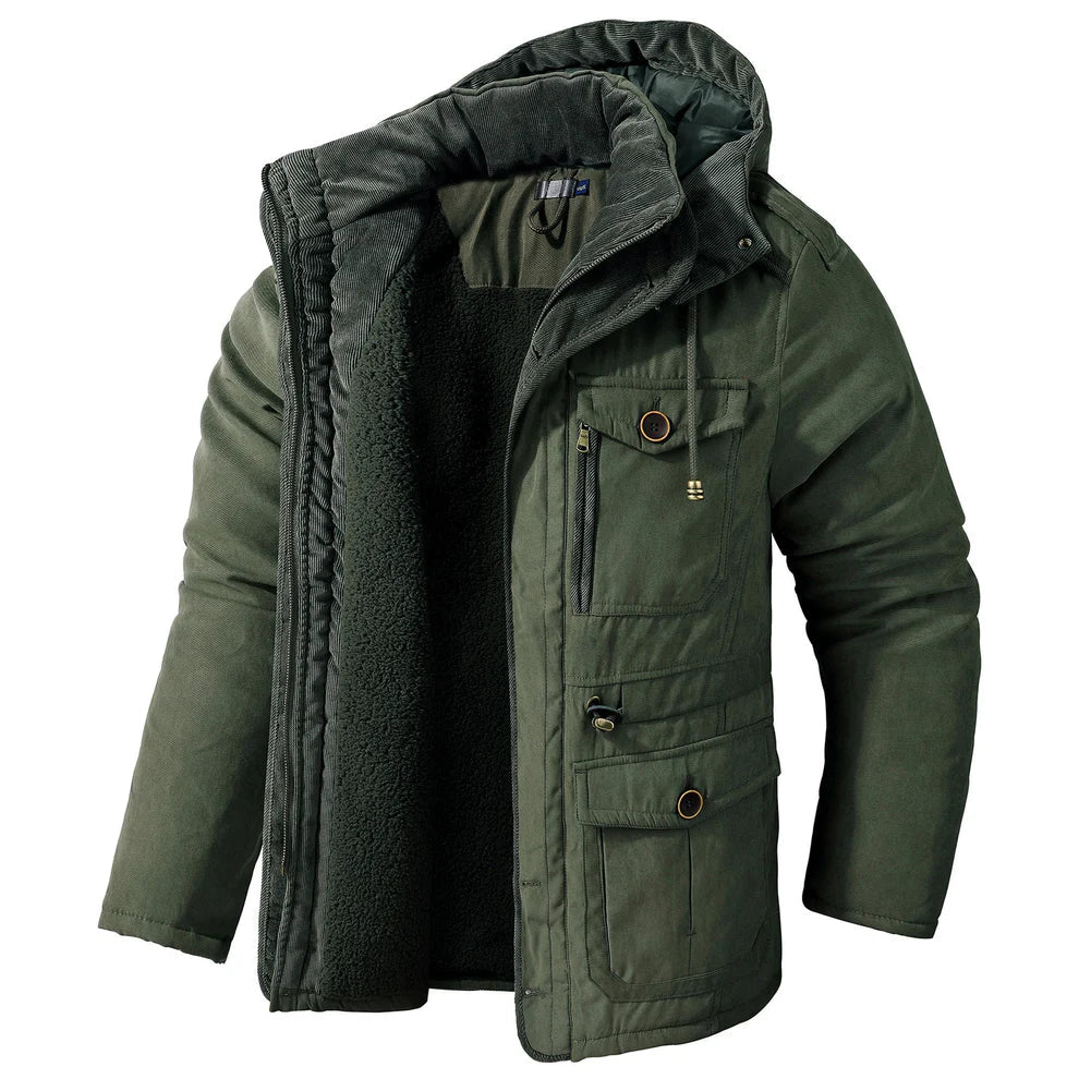 Men's Thermal Jacket Warm Fleece Insulation