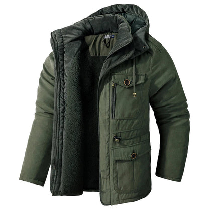 Men's Thermal Jacket Warm Fleece Insulation