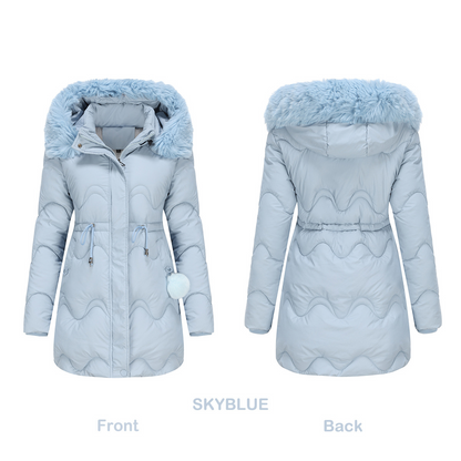 Winter Down Jacket Hood Warm Insulated