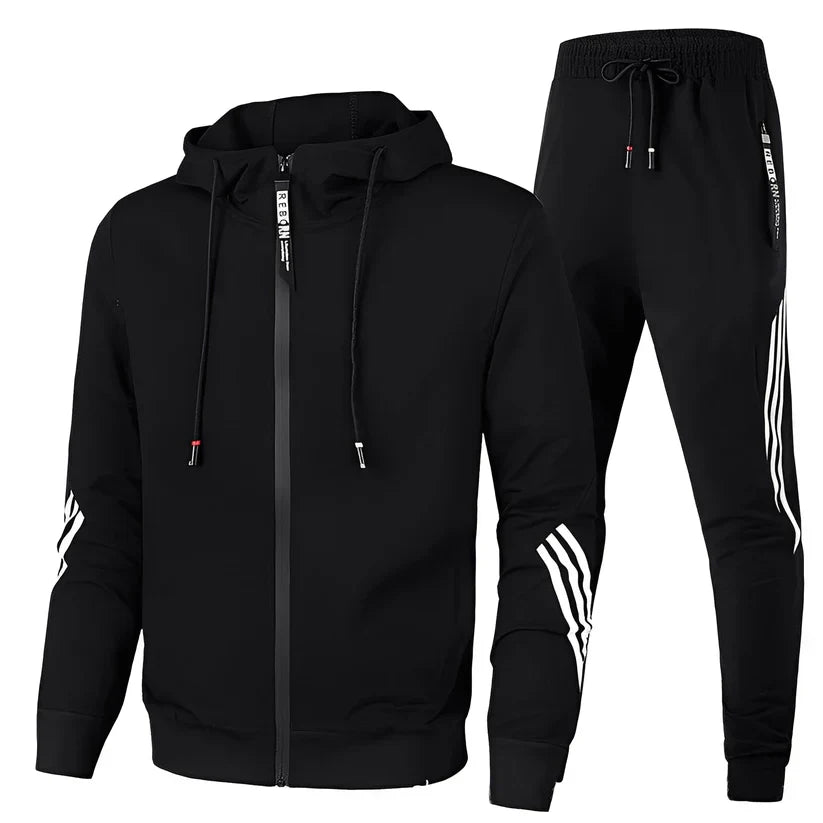 Sportanzug Set Herren Freizeit Trainingsbekleidung