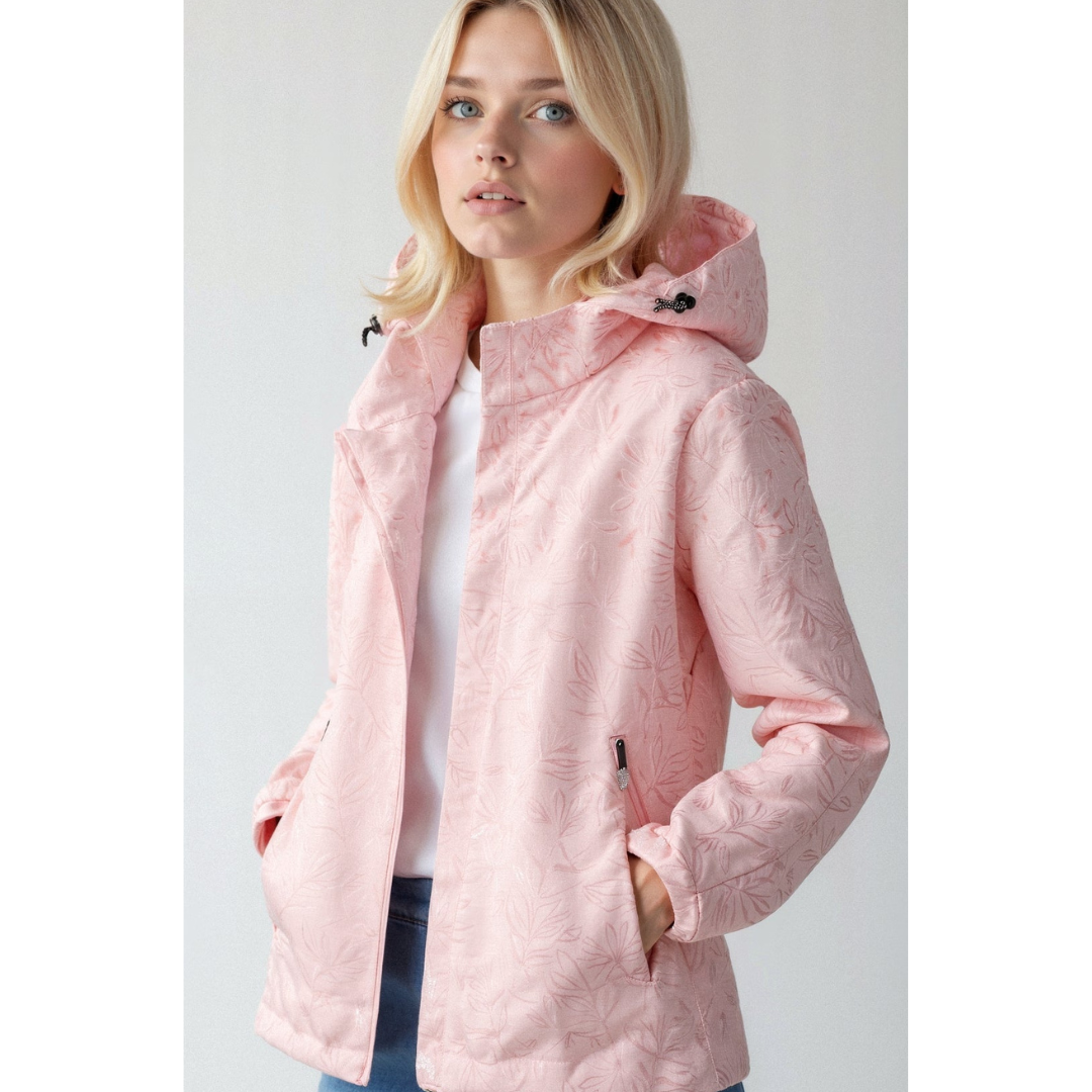 Women's Windbreaker Hooded Zipper