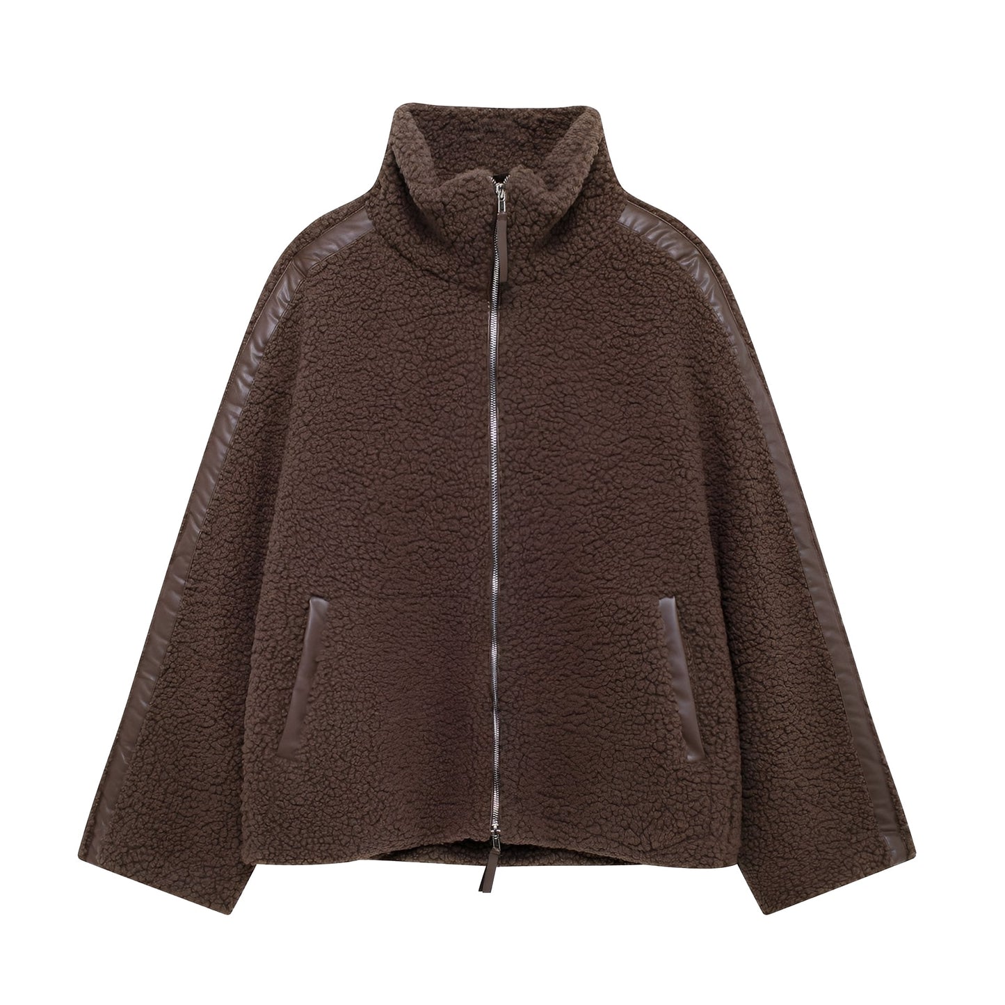 Warm Wool Coat Women Turtleneck