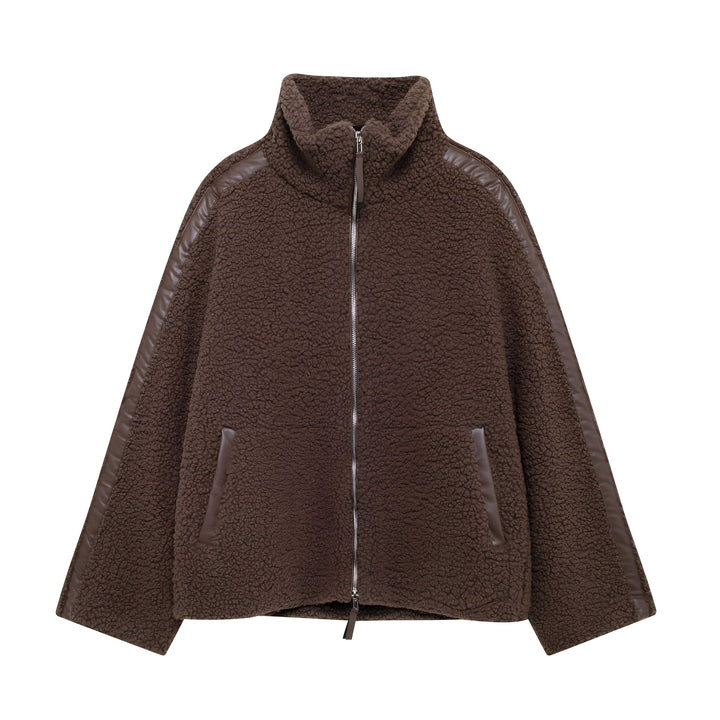 Warm Wool Coat Women Turtleneck