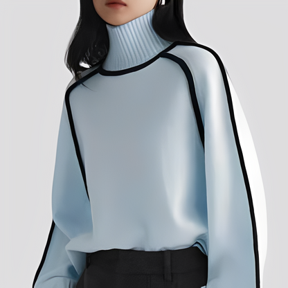 Eleganter Damen Rollkragenpullover Casual Style