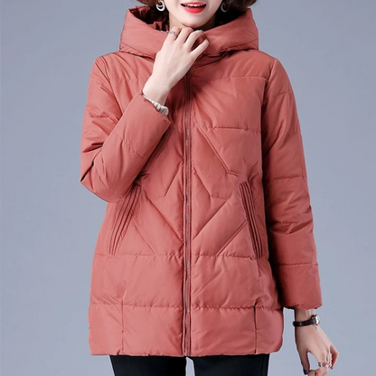 Elegant Women's Quilted Jacket Autumn Winter