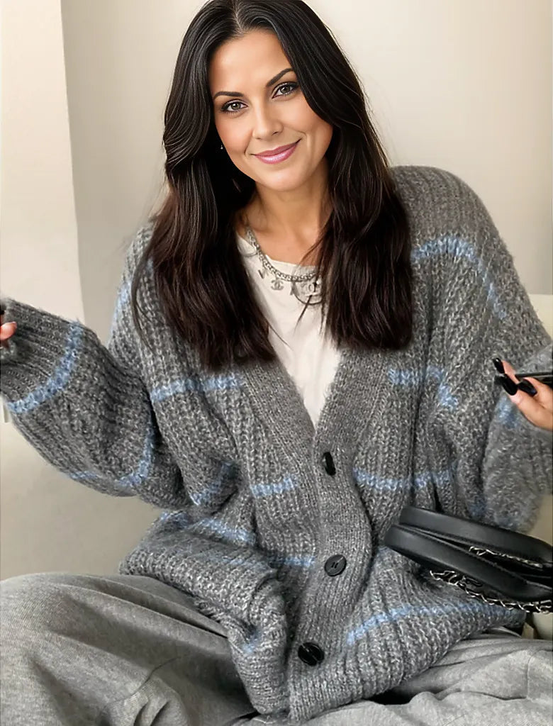 Langarm Cardigan Damen Modern - IdealeKleiden