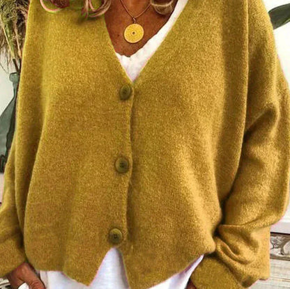 Women's Cardigan V-Neck Modern Buttons
