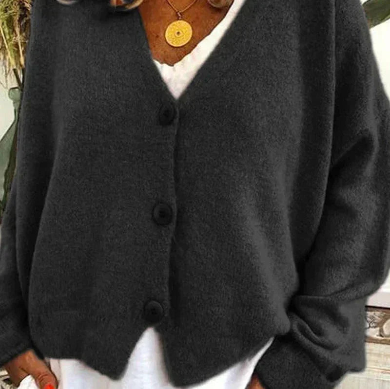 Women's Cardigan V-Neck Modern Buttons