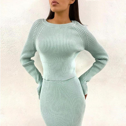 Elegant Women's Clothing | Body-Sculpting Knit Suit