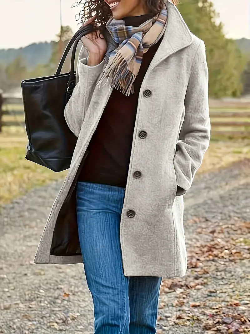 Warm Winter Dress | Double Weave Women's Coat