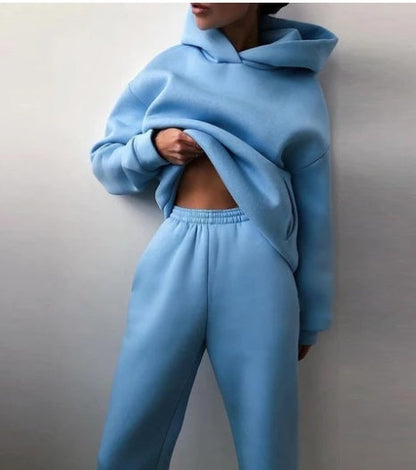 Fashionable Two-Piece Hoodie Casual Chic