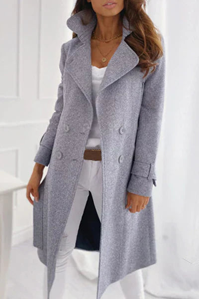 Stylish Elegant Black Winter Coat