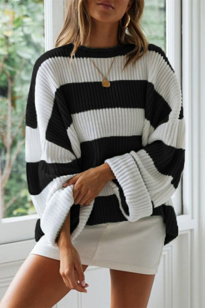 Fashionable Striped Sweater for Women