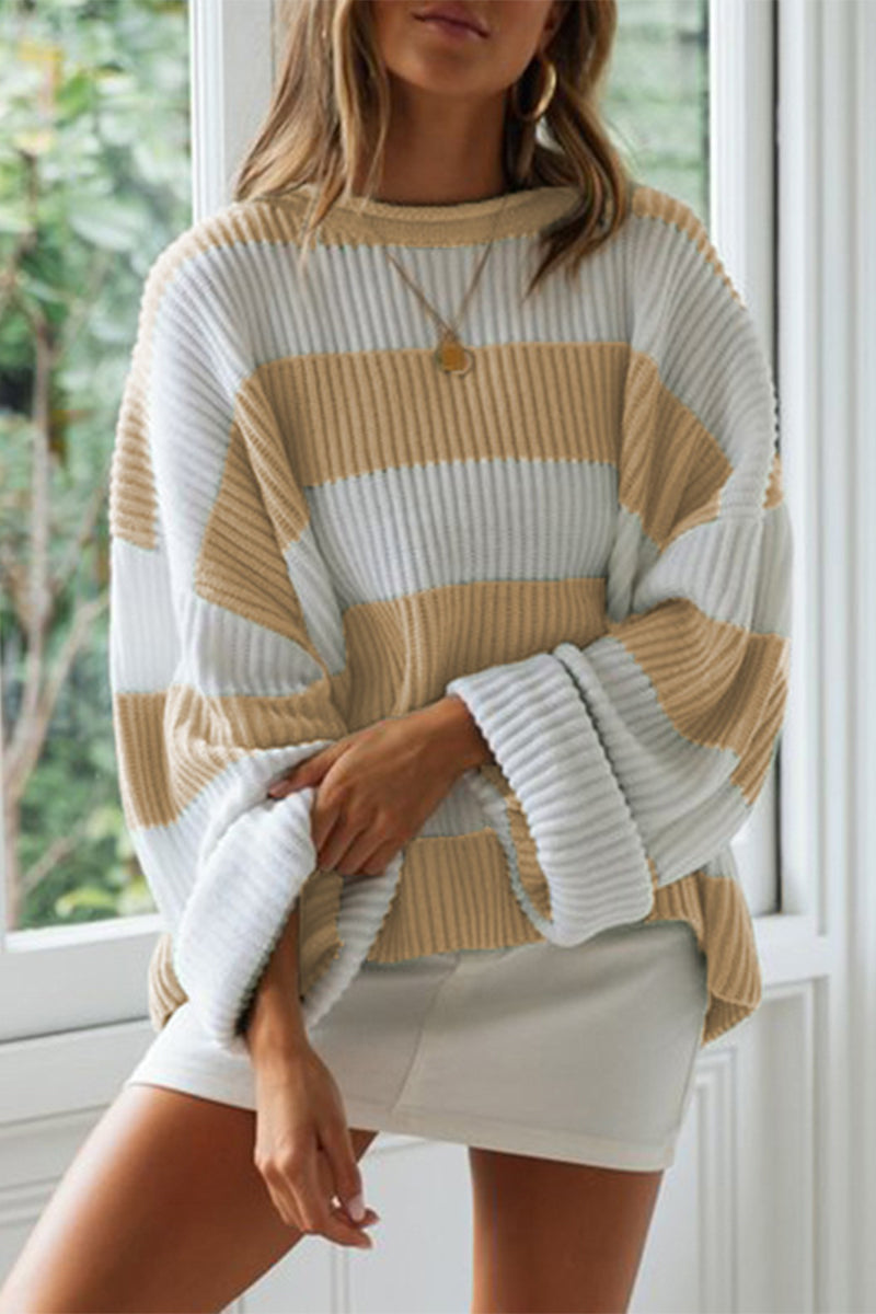 Fashionable Striped Sweater for Women