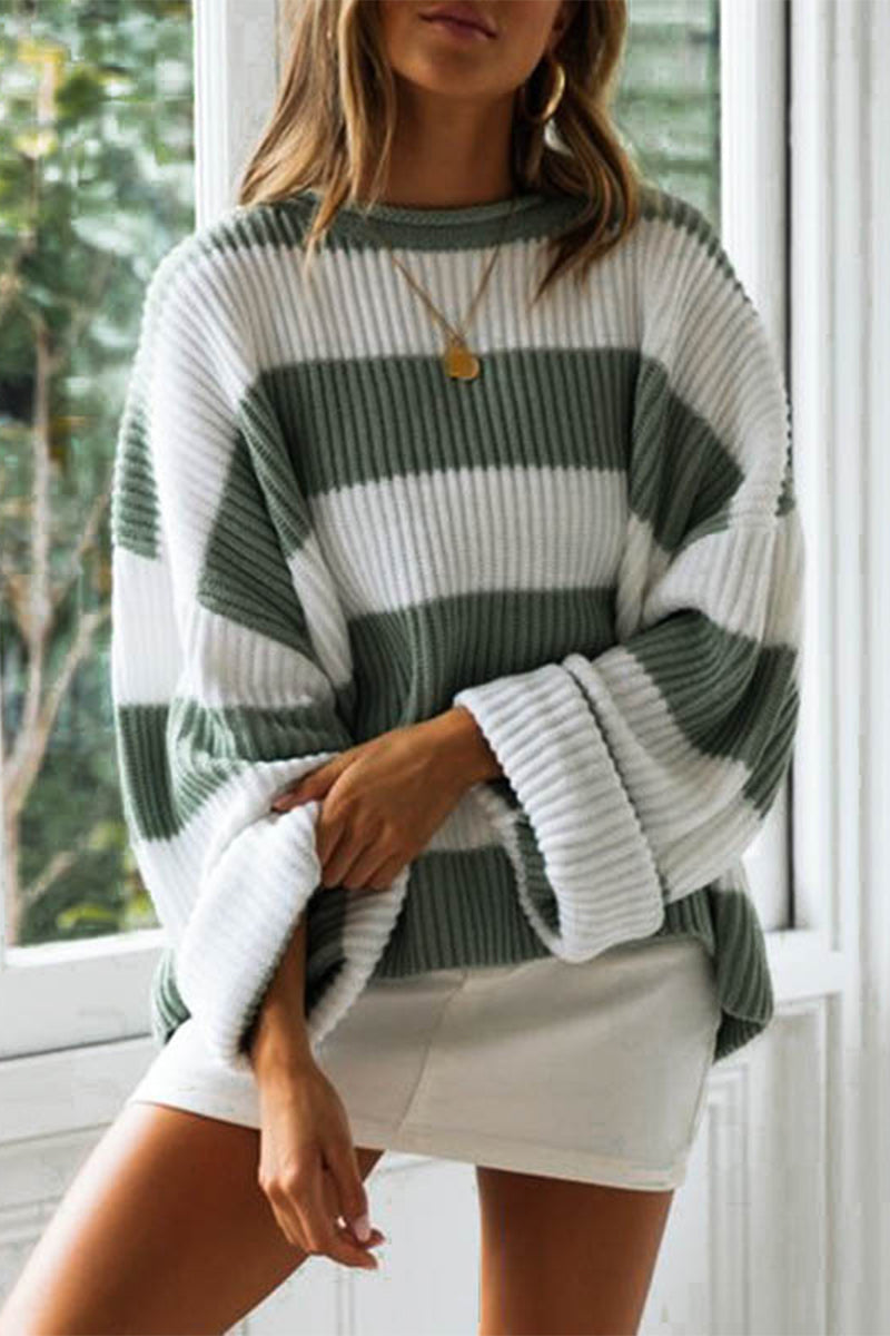 Fashionable Striped Sweater for Women