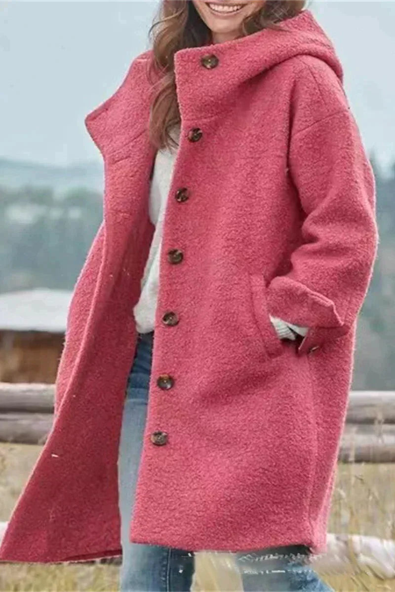 Elegant women's coat Plain Timeless