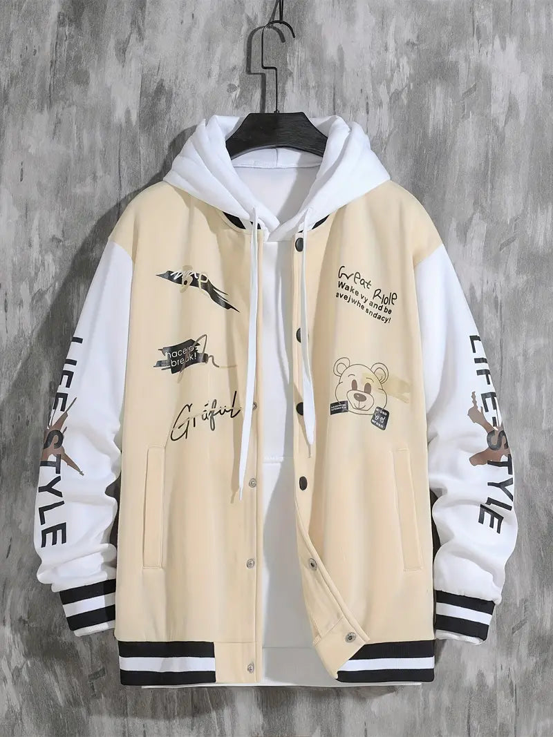 Men's Casual Sports Baseball Jacket