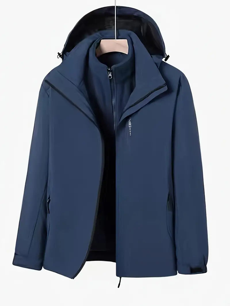 Men's Hooded Jacket Waterproof Sporty