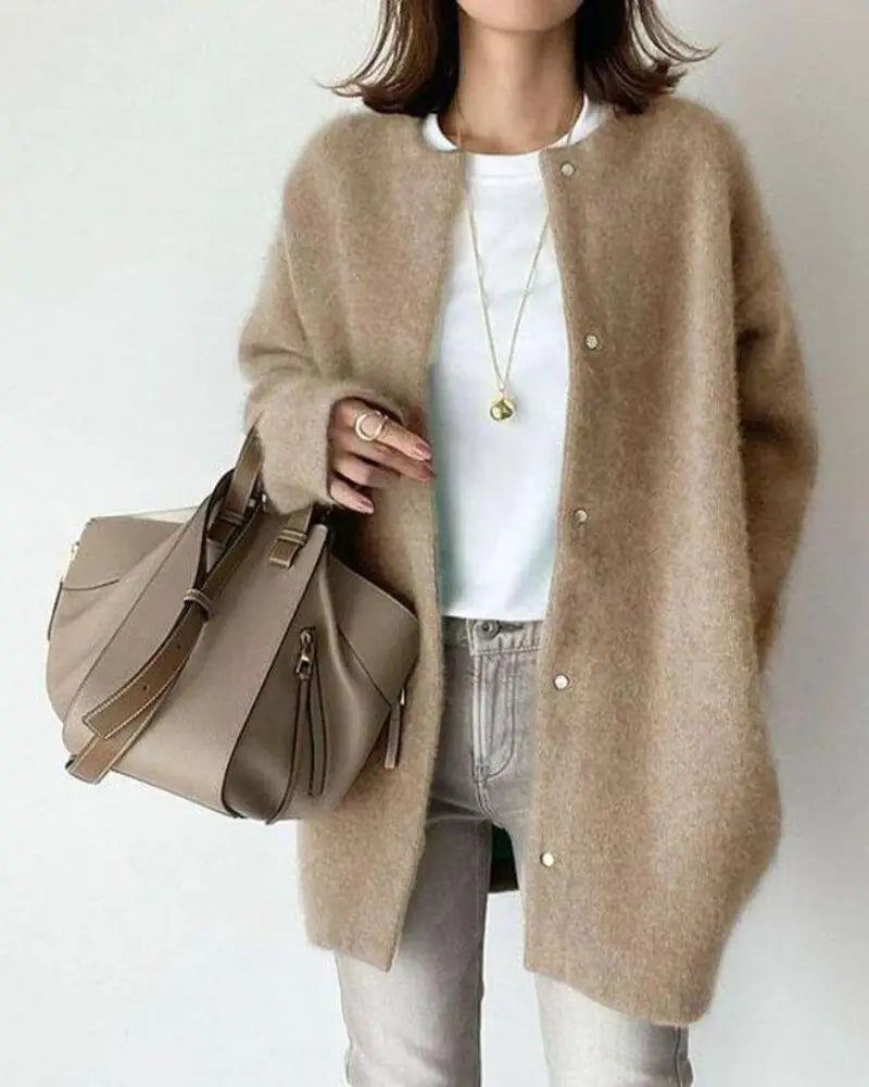 Women's Cardigan Wool Mohair Soft and Stylish