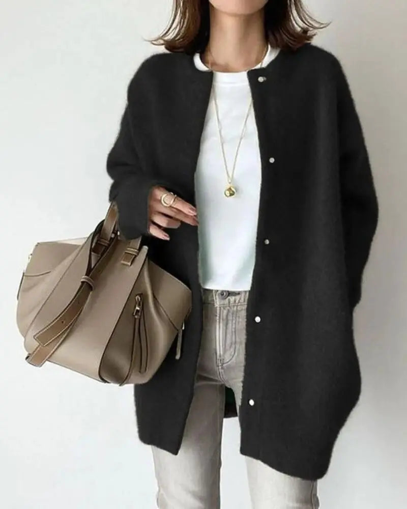 Women's Cardigan Wool Mohair Soft and Stylish