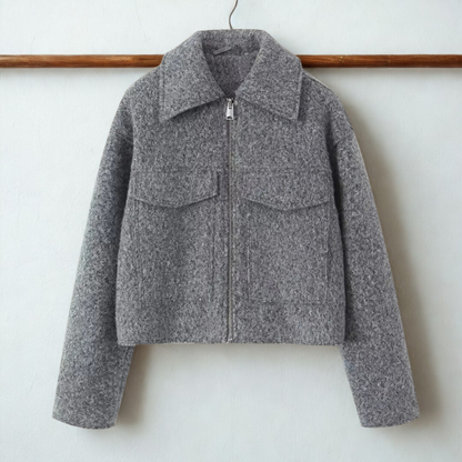 Fashionable Women's Short Lace Collar Jacket