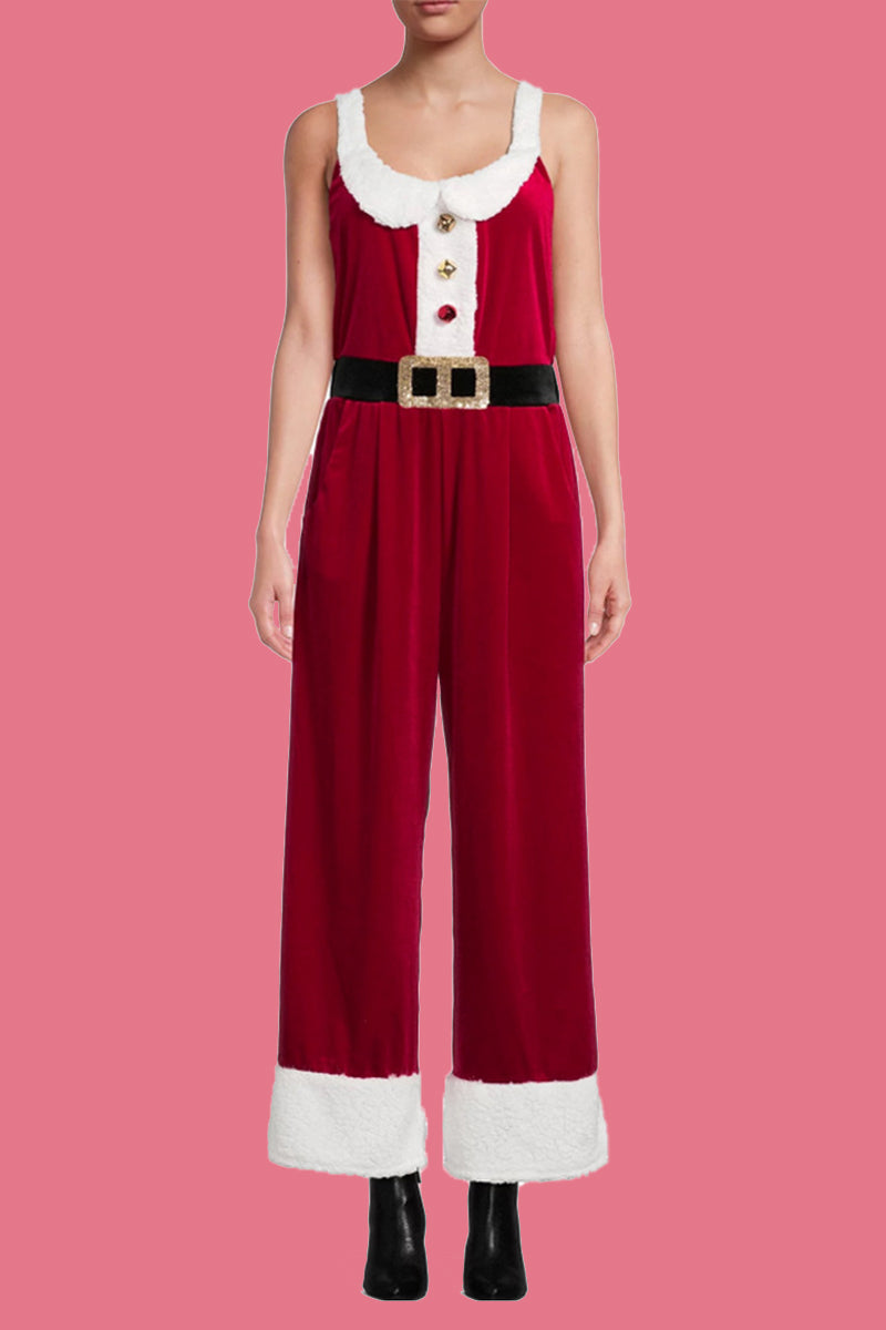 Christmas Overall Wapiti Snow Pattern Women