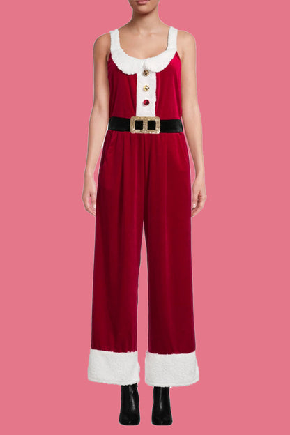 Christmas Overall Wapiti Snow Pattern Women