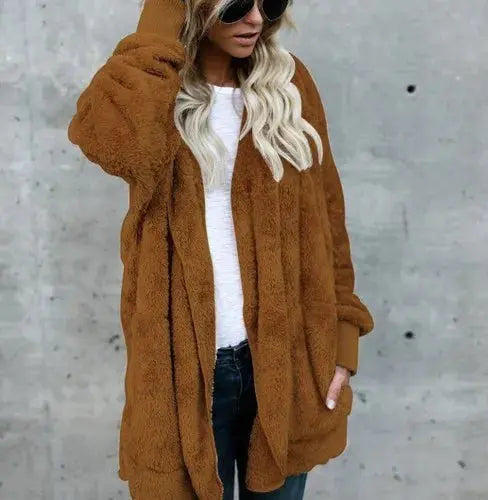 Cozy Fleece Jacket Warm Teddy Style