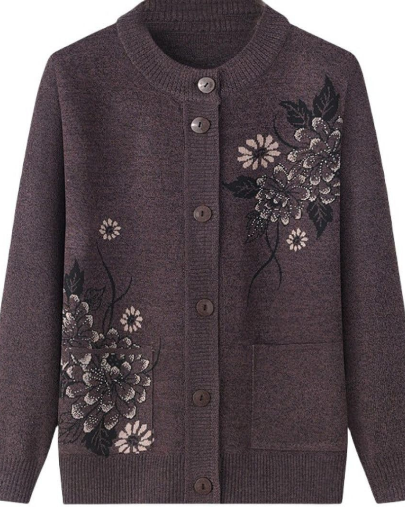 Floral Print Cardigan for Women