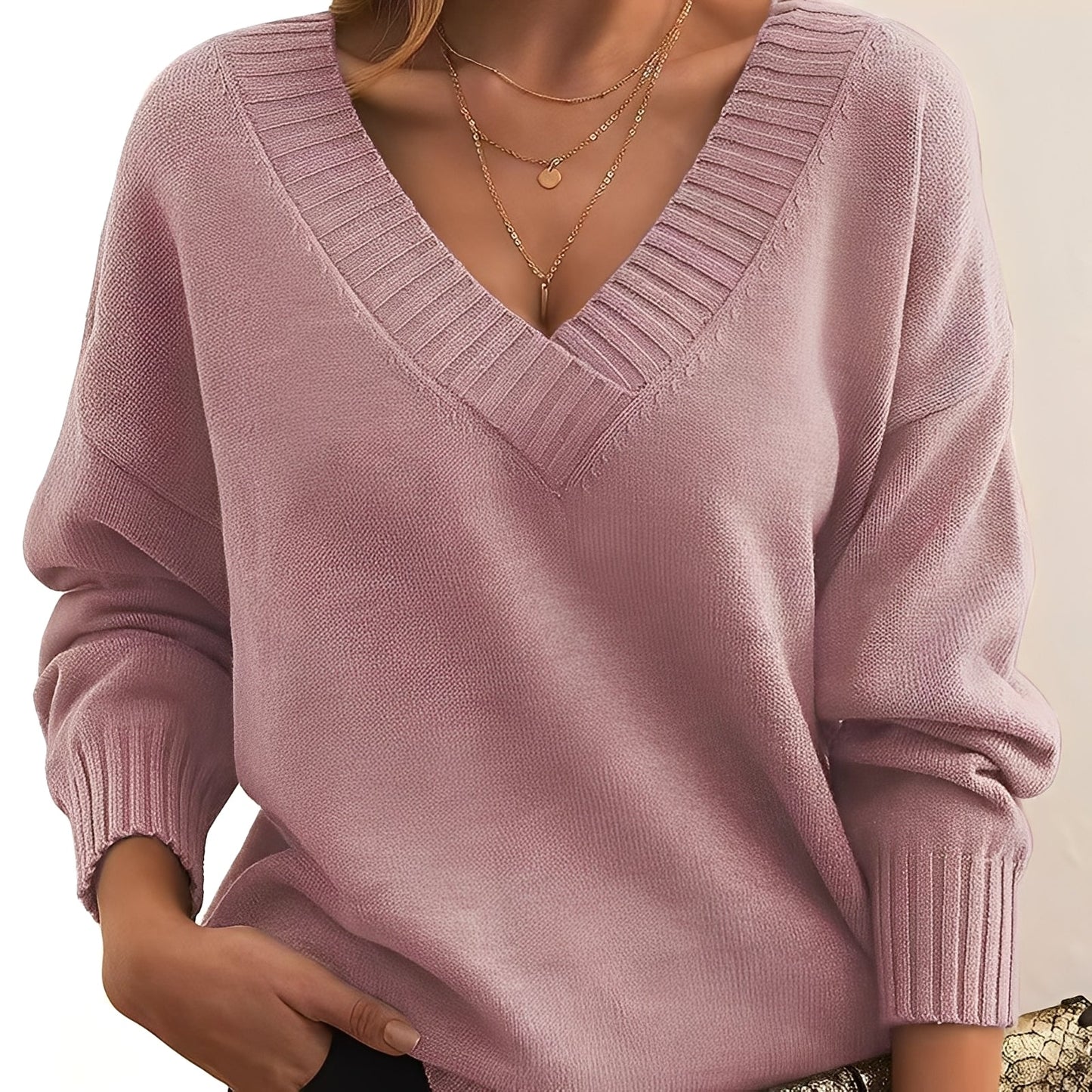 Women's Cashmere Sweater Soft and Warm