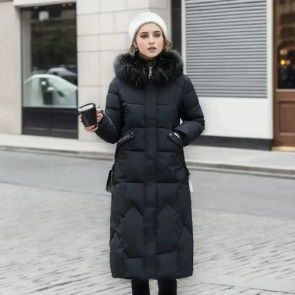 Elegant Women's Faux Fur Luxury Coat