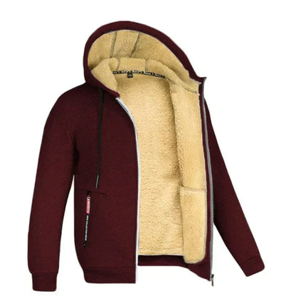 Warm Hoodie Fleece Lining Women Men