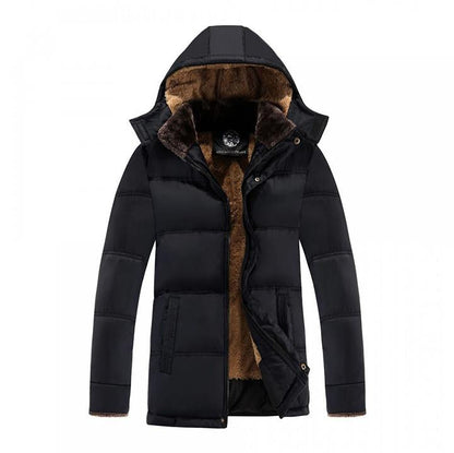 Stylish Fleece Parka Winter Coat Modern Design