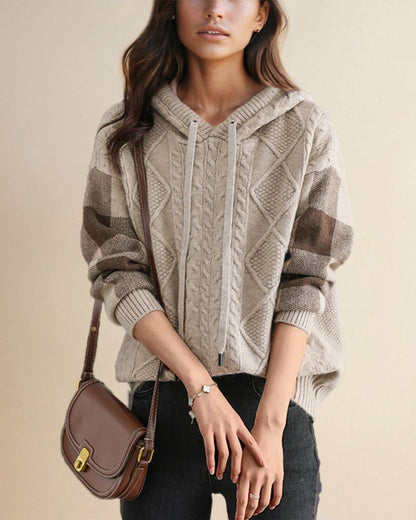 Stylish Hoodie Jacquard Design