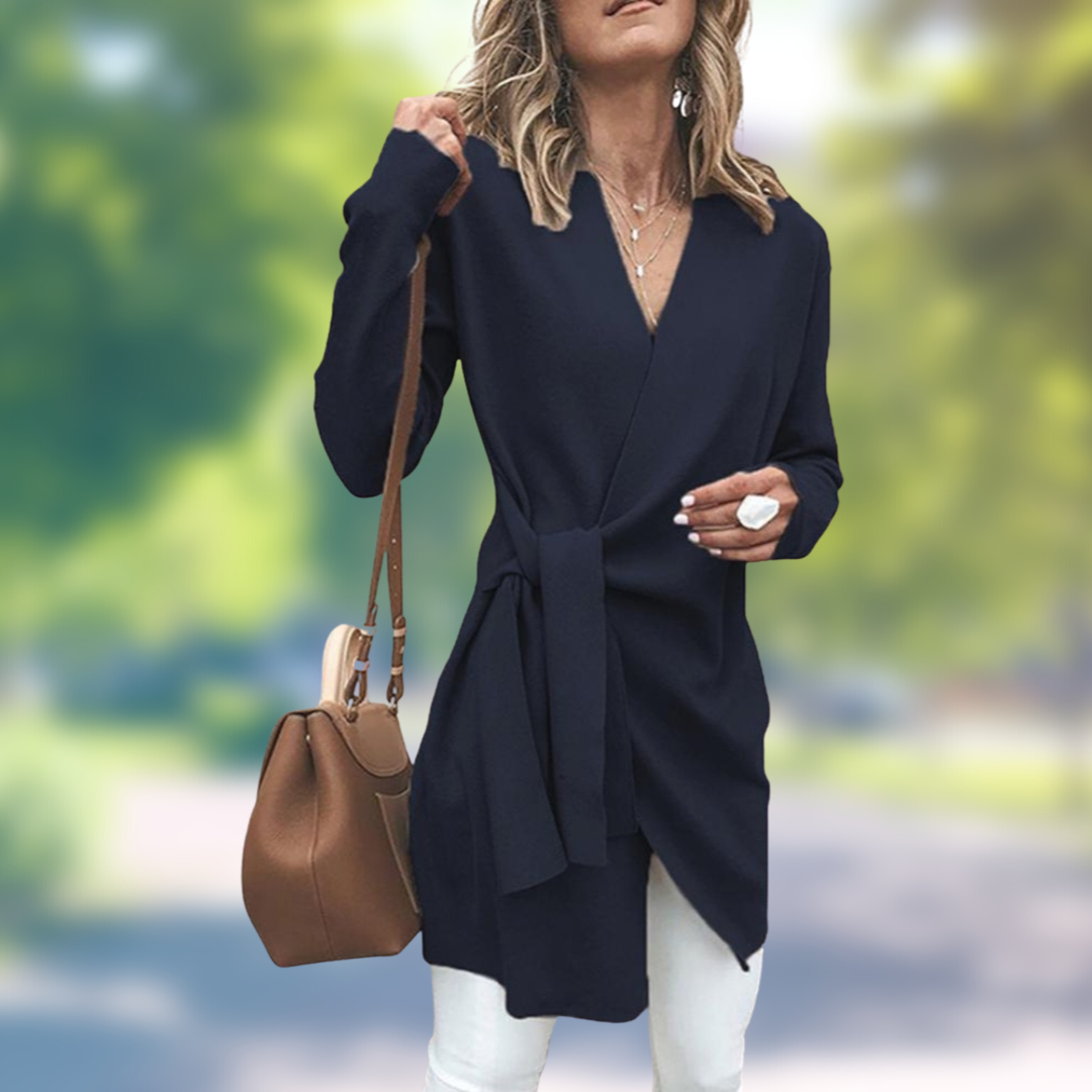 Comfortable Cardigan Generously Cut