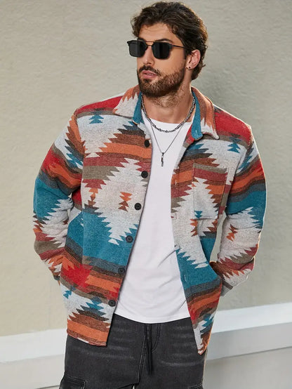 Men's Modern Style Overshirt