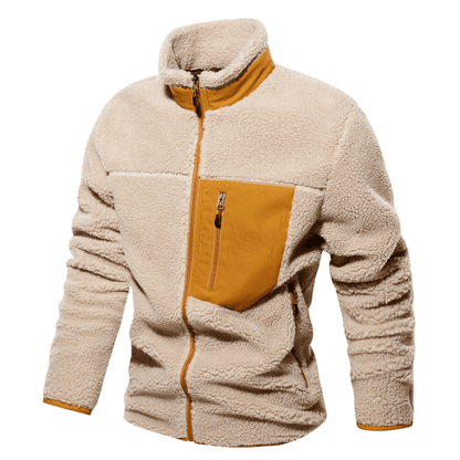 Warm Insulated Winter Jacket with Zipper