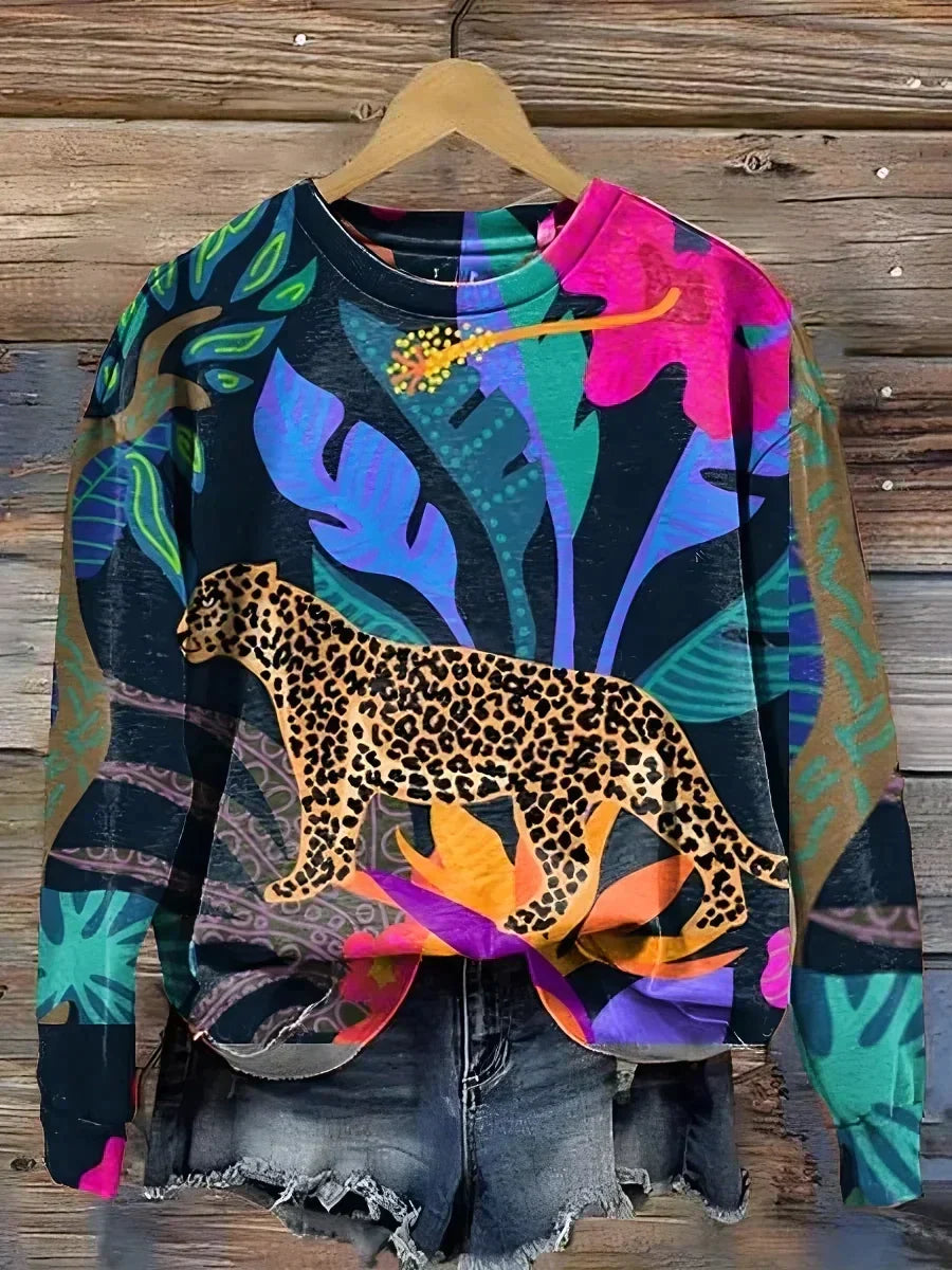 Stylish Sweaters with Animal Print