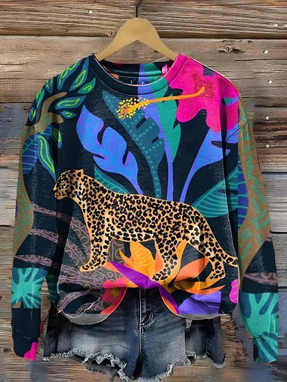 Stylish Sweaters with Animal Print