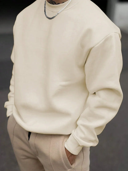 Men's Comfortable Crew Neck Sweatshirt