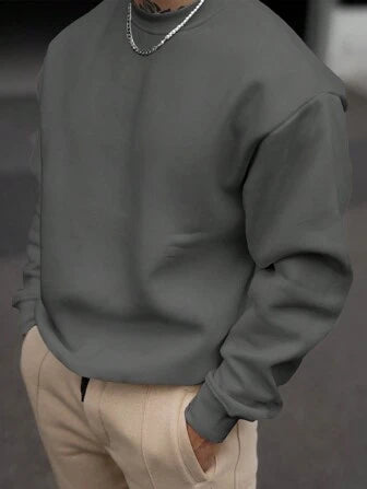 Men's Comfortable Crew Neck Sweatshirt