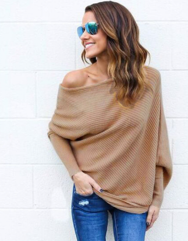 Stylish Off-Shoulder Sweatshirt Jacket for Women