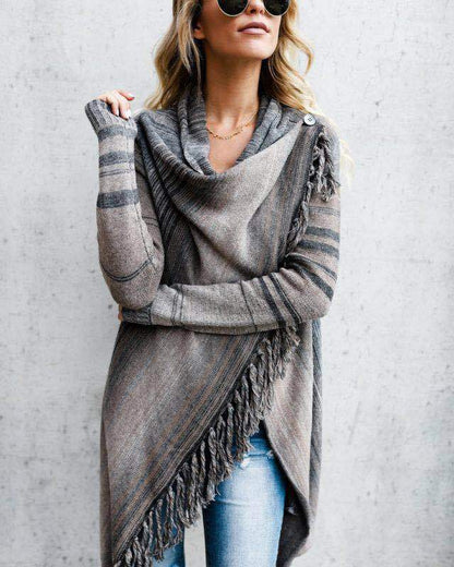 Women's Mid-Length Autumn Winter Knit Top