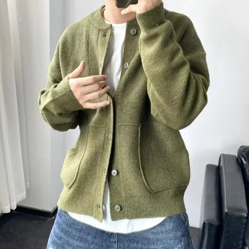 Stylish Men's Cardigan Classic Elegant